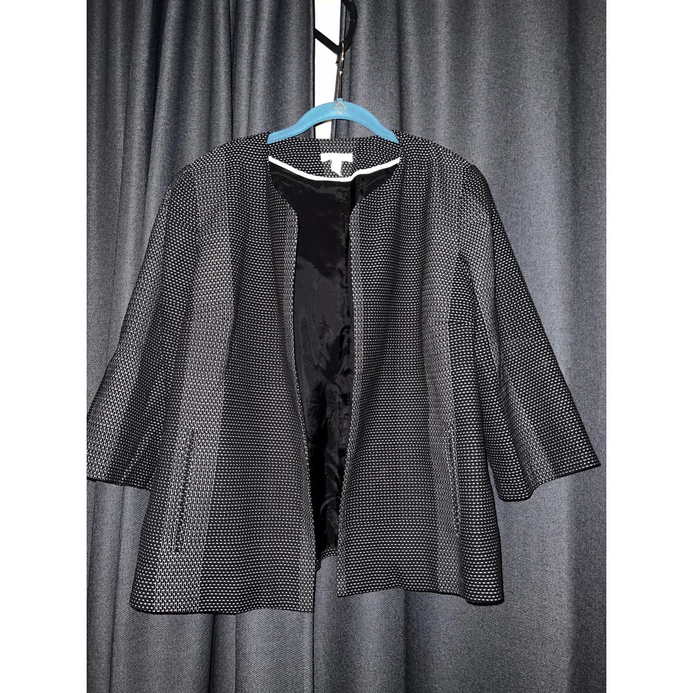 Eileen Fisher Black and White Blazer